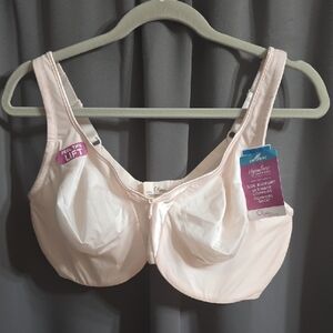 NWT Olga By Warner's Signature Support Women's Bra Cream Underwire Sz 42DDD
